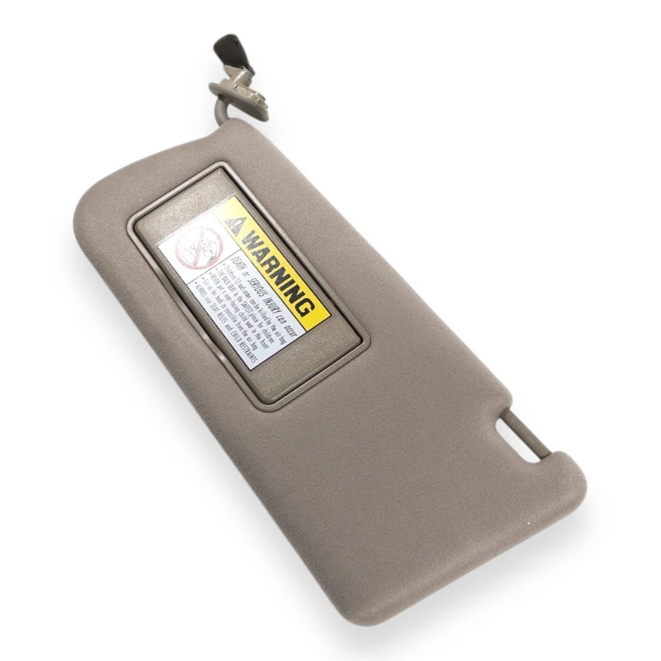 Parasol lado izquierdo del conductor Hyundai XG350 2002-2005 marrón tostado tela iluminada Foto 2 de 4