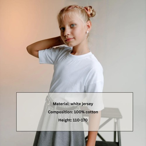 Kids’ Unisex Summer T-Shirt – Soft Cotton Fabric & Classic Fit, Summer, Nosi... - Picture 3 of 10