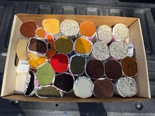 readicut Vintage Lot of 25 Pure New Wool Yarn Latch Hook Rug England Extras