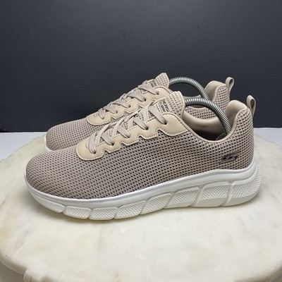 Skechers Bobs Sport B Flex Comfort Sneakers Womens Size 9.5 Tan Shoes 117346