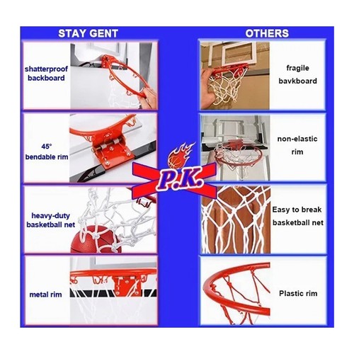 Indoor Mini Basketballkorb Set Punch Free Hanging Typ Mobiler Mini Basketbal SA - Bild 2 von 14