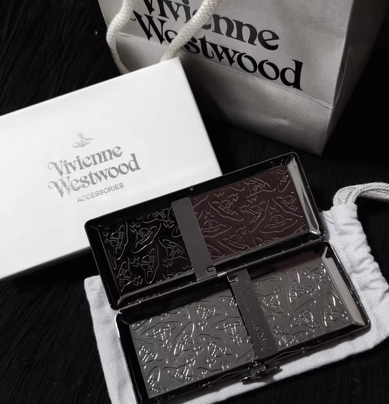 Vivienne Westwood Relief Cigarette Case Black Color | eBay