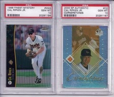 1998 FINEST MYSTERY #M24R ERROR CAL RIPKEN JR PSA 10 GEM MINT POP 1
