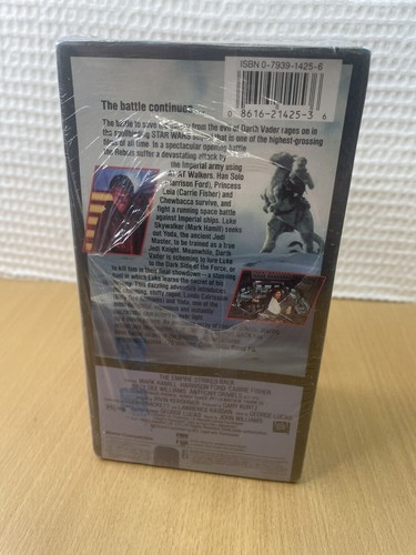Vintage Star Wars Trilogy VHS 1990 CBS FOX Release 3 Tapes Sealed NO Outer Box - Imagen 7 de 8