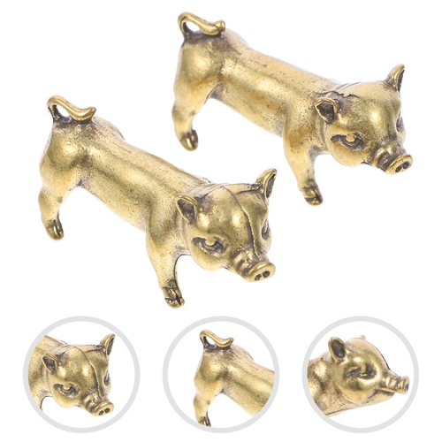 Decorazione maiale fattoria maiale chiave charm bracciali ciondolo charm figure zodiaco cinese - Foto 6 di 10