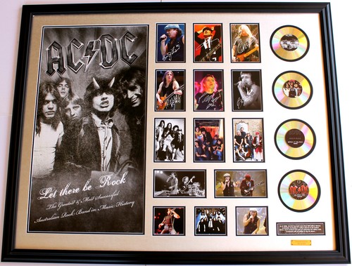 New AC DC Signed Oversized Limited Edition Memorabilia | eBay