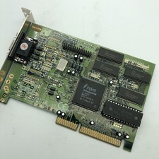 TRIDENT 3Dimage 9750 AGP 2x Video 4MB VGA Graphics Card Rare Vintage Gaming