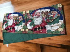 Santa Sleigh Gifts Christmas Table Runner Tapestry 70x12  