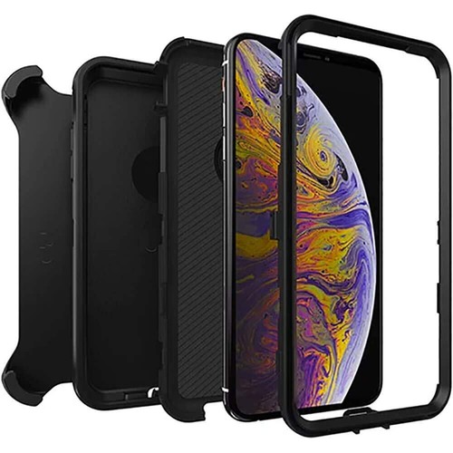 OtterBox DEFENDER SERIES Case for Apple iPhone XS Max - Black (New) - Picture 8 of 10