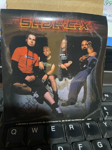 New Old School von 2002 Static-X Aufkleber, Decal 2002 Maße 4,5x4 schwer zu finden - Bild 1 von 2