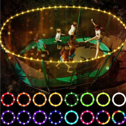 LED Multicolor Trampoline Lights, Remote Control Trampoline Rim LED Light Night - Picture 9 of 9