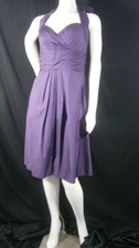 Bill Levkoff Designer Sample 10 Plum Bridesmaid Dress Prom Wedding Gown NEW 205