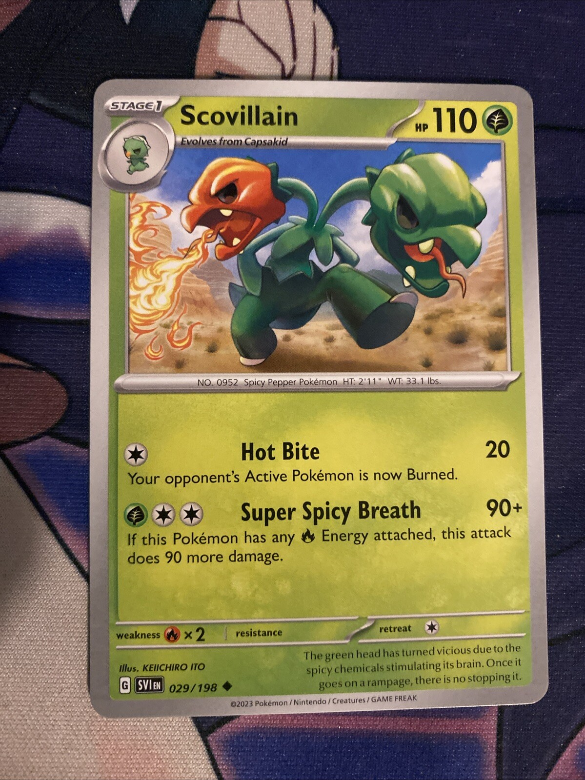 Pokemon TCG Scarlet & Violet Base Scovillain 29/198