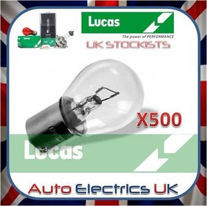 2 x BMW 1502 1602 1802 1967-1977 BAY15S STOP LIGHT BULBS 21w 12v LUCAS LLB382