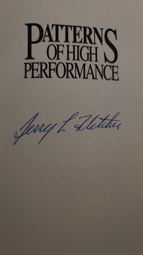 *SIGNED* Patterns of High Performance by Jerry Fletcher - Picture 5 of 7
