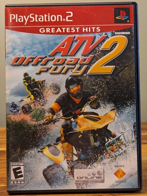 ATV Offroad Fury 2 (Sony PlayStation 2, 2002) PS2 TESTED - No Manual - Mint Disc