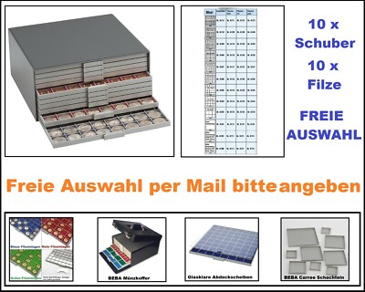 Safe 6100 Coin Tray Maxi With 10 Inserts, 10 Slips, Free Selection