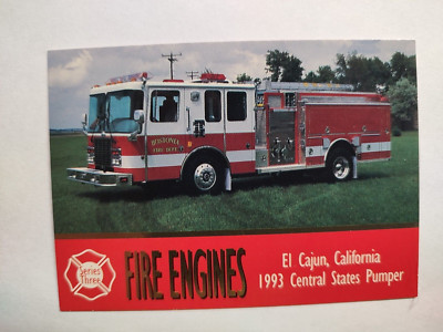 NEW UNCIRCULATED Fire Engines Series 3 Trading Card #203 Central States Pumper
