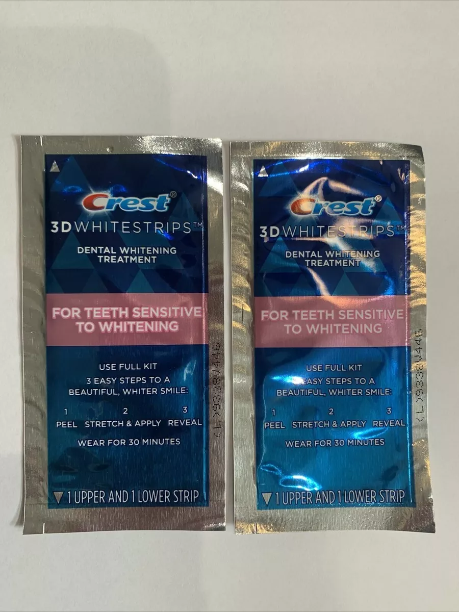 CREST SENSITIVE Gentle Routine Whitestrips White Strips Teeth