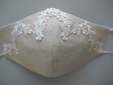 Face Mask Washable Reusable 100 cotton fancy Hand Made Filter Pocket by Yasna