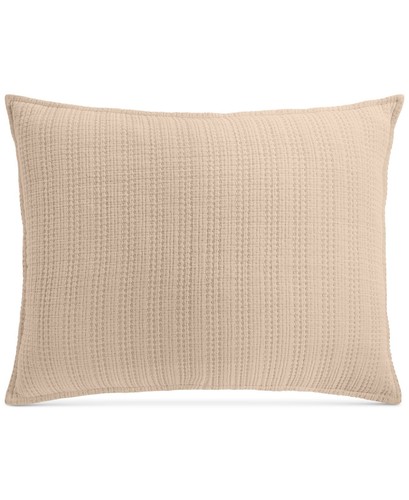 Oake Contrast Stitch Sham, King, Beige, 20″ x 36″ - Bild 1 von 2