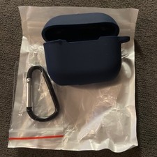 For Apple Airpods Pro Navy Blue Protective Case Cover Silicone Shockproof