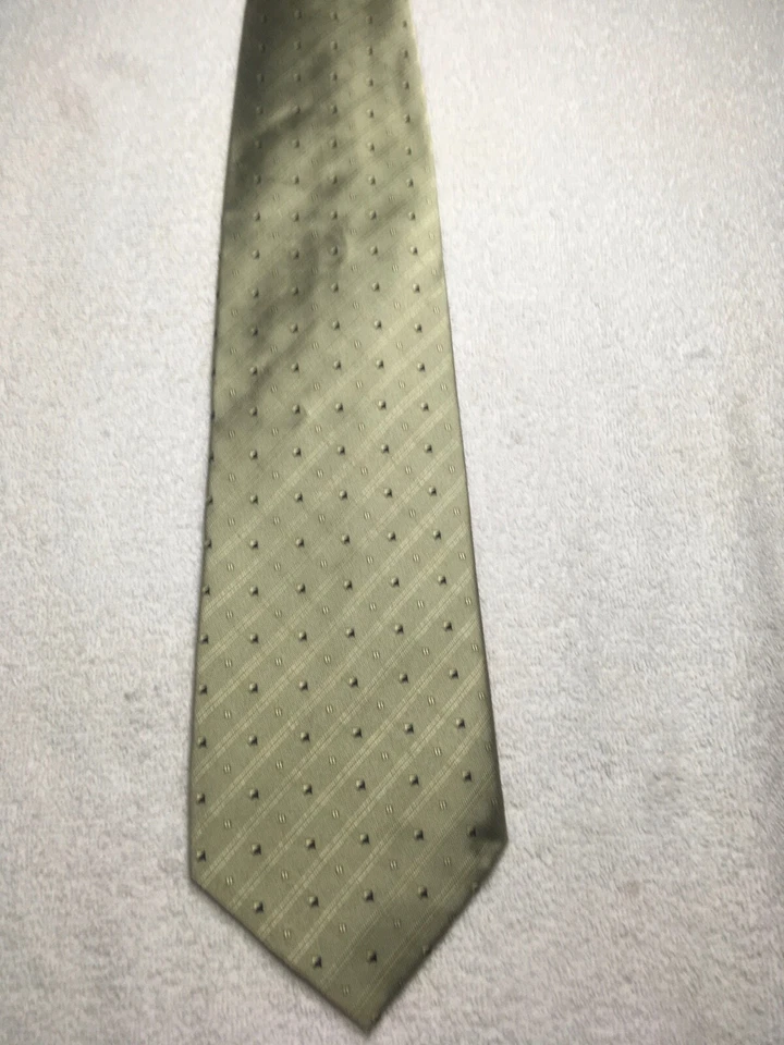 BERGAMO NEW YORK MENS TIE SEA FOAM GREEN 4 X 60 - Image 2 of 4