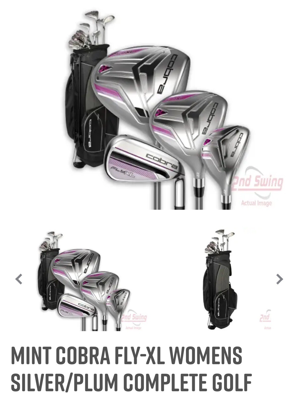 Mint cobra FlyXL Women’s Silver/plum Complete Golf Set eBay