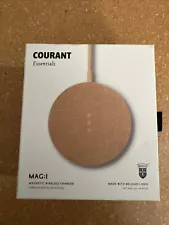 Courant Essentials MAG:1 Linen Magnetic Wireless Charger Natural NEW!
