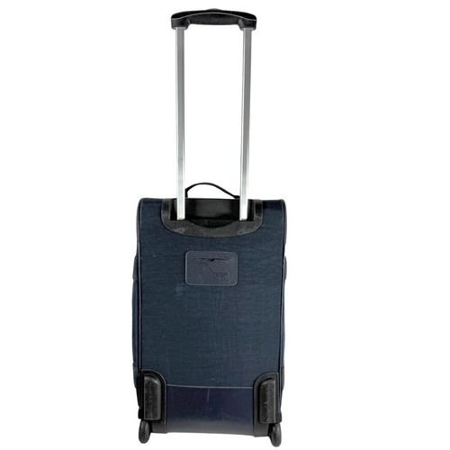Kipling Wheeled Rolling Duffle Bag Suitcase Luggage Navy Blue 22” x 13” x 11” - Picture 13 of 17