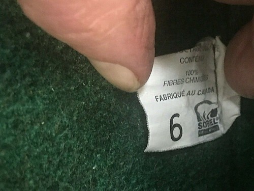 Sorel Kaufman Liners Women's Hand Crafted Canada Black Insulated Snow Boots Sz 6 - Picture 7 of 11