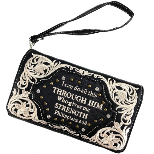 Justin West Gives Me Strength Philippians 4:13 Bible Verse Concealed Carry Purse - Picture 92 of 139