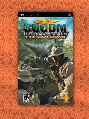 SOCOM: U.S. Navy SEALS  Fireteam Bravo (Sony PSP, 2005) New Sealed - Black Label