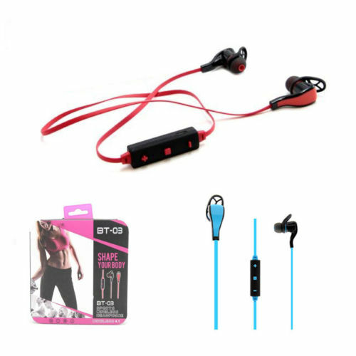 CUFFIE BLUETOOTH 4.1 SENZA FILI SPORT CHIAMATE COMPATIBILE ANDROID APPLE  MUSICA | eBay