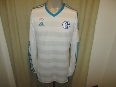 FC Schalke 04 Adidas adizero Langarm Spieler Version Trikot 2015/16 Gr.M (7) Neu