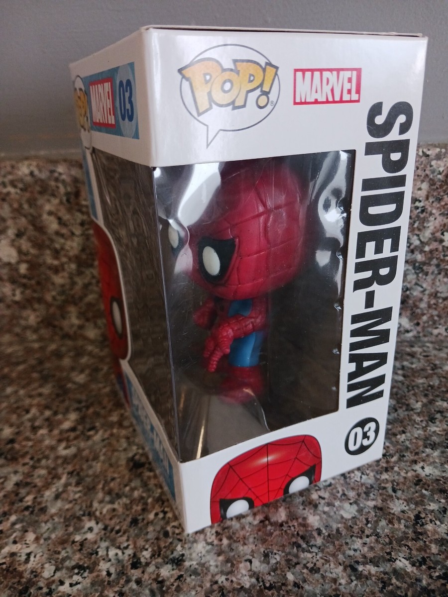 Funko POP! Marvel Spider-Man #03 Vinyl Bobble-Head Figure NEW IN BOX