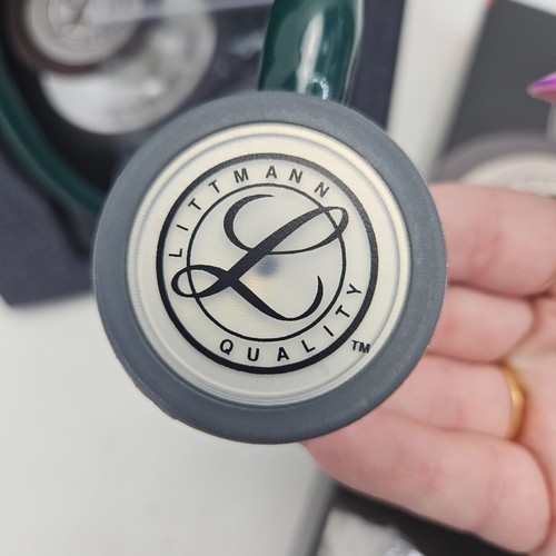 3M Littmann Cardiology IV Diagnostic Stethoscope 27" Stainless Steel (Green) - Bild 3 von 18