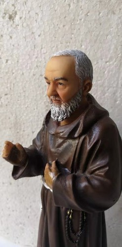 St Padre Pio - 30 cm - hand painted fine detail - poly resin statue - Picture 4 of 11