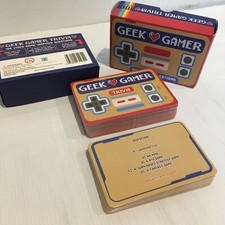 Geek Gamer Trivia Card Game Retro Controller box