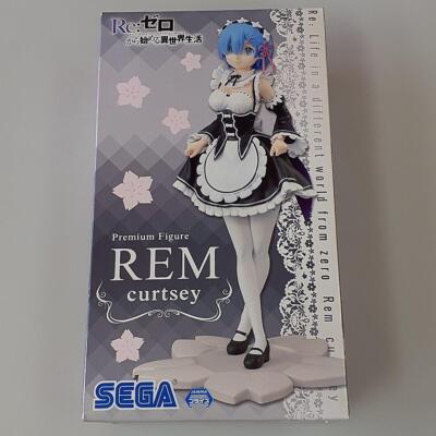 Rem curtsey Premium Figur Re:Zero Starting Life in Another World Sega Japan