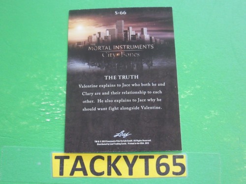 THE MORTAL INSTRUMENTS CITY OF BONES 2013 CARD(s) NEW YOU CHOOSE - Picture 144 of 152