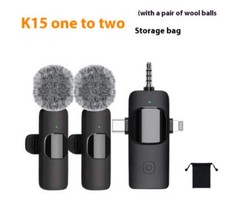Wireless Collar Clip Microphone Three-in-one Three Connector Mini Microphone 35