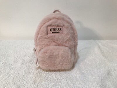 Guess Blush Faux Fur Mini Backpack New with Tags In Unopened Shipping  Packaging