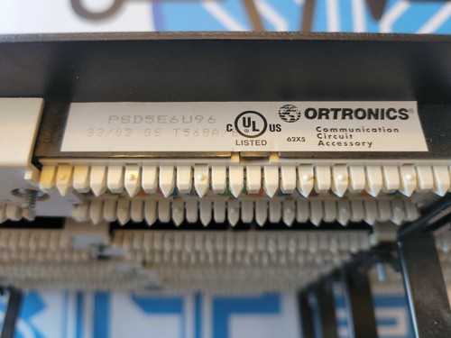 Ortronics 96-Port CAT 5e Rack Mount RJ-45 T568B Patch Panel w/ Cable Management - Picture 5 of 5