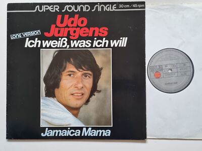 Udo Jürgens   Ich Weiß, Was Ich Will (Long Version) / Jamaica Mama 12'' Vinyl