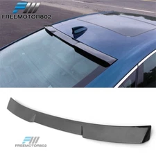 Fits 23-25 Honda Accord Roof Spoiler Carbon Fiber Print Top Window Visor Lip ABS