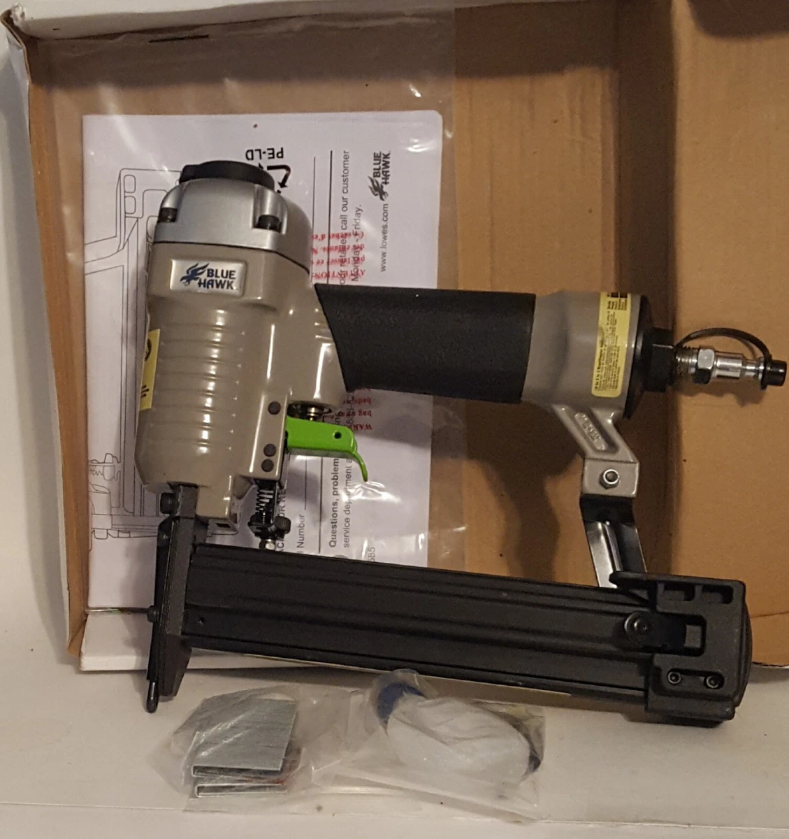Blue hawk brad nailer deals