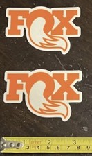2 *Fox* Calcomanías Calcomanías Amortiguadores MTB Bicicleta Offroad Overland UTV PowerSports Moto MX