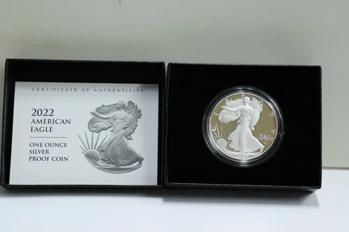 2022 W Proof $1 American Silver Eagle - US MINT 22EA OGP COA.