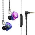 QKZ AK6 PRO In-Ear-Kopfhörer Transparente Sport & Gaming Ohrhörer IPX4 Mikrofon